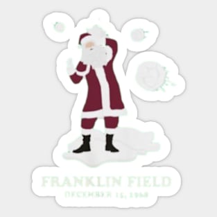 Eagles Santa Sticker